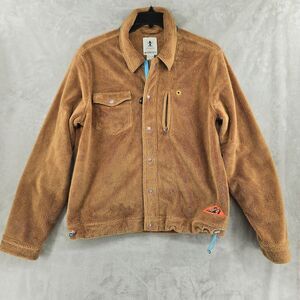 Opening Ceremony Adidas Teddy Fleece Jacket Brown Adult Size Large RARE‎